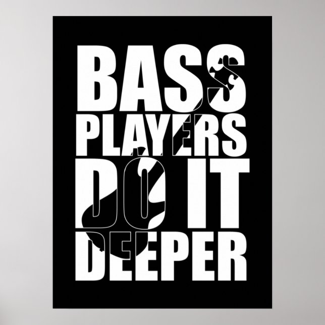 Bass players do it deeper poster (Framsidan)