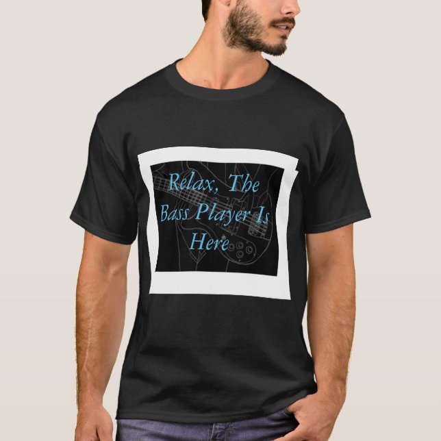 Bass Players T-Shirt. T Shirt (Framsida)