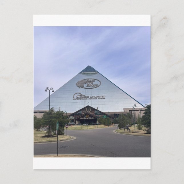 Bass Pro Shops Pyramid Memphis Tennessee  Vykort (Framsida)