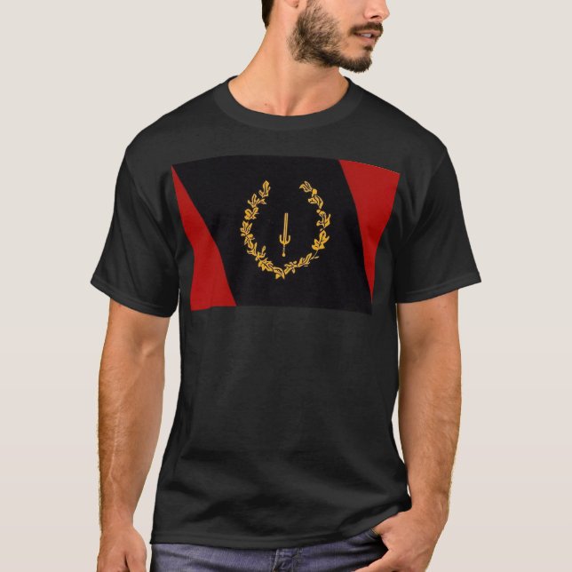 Bass Reeves, svart sheriff T Shirt (Framsida)