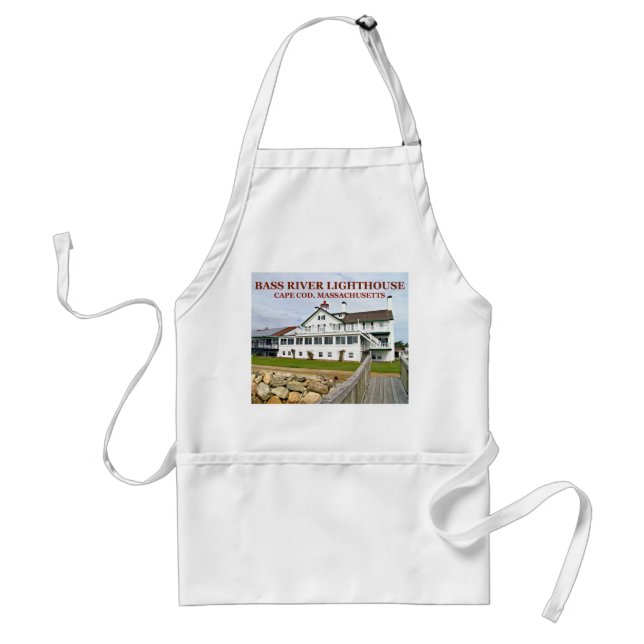 Bass River Lighthouse, Massachusetts Cooking Apron Förkläde (Framsidan)