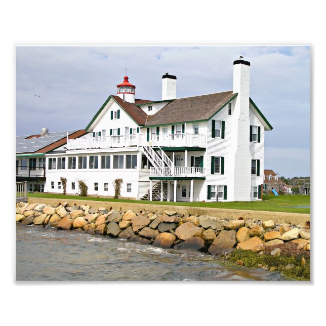 Bass River Lighthouse, Massachusetts Photo Print Fototryck (Framsidan)