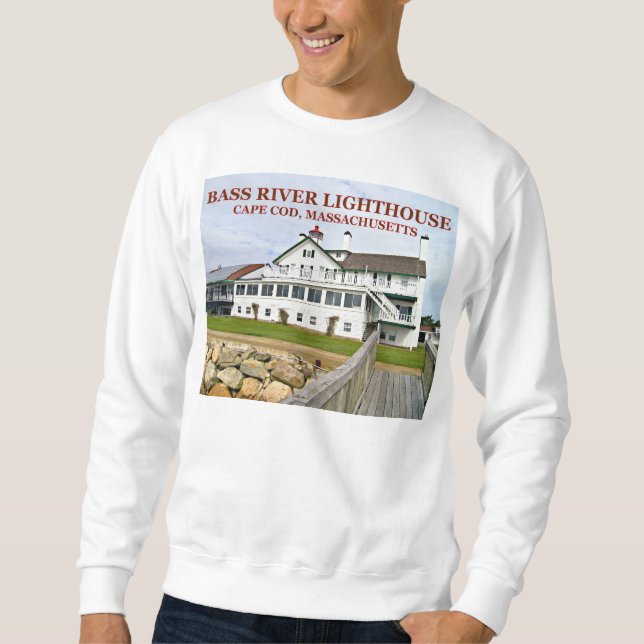 Bass River Lighthouse, Massachusetts Sweatshirt (Framsida)