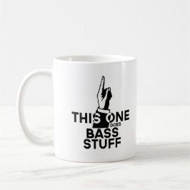 Bass Saker - Lustig Bass Music Kaffemugg