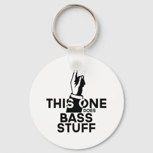 Bass Saker - Lustig Bass Music Nyckelring