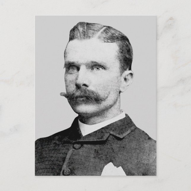 Bass ~ Sam Western Outlaw Tåg Robber Vykort (Framsida)