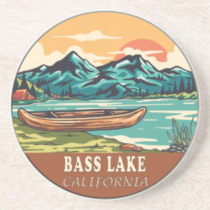 Bass Sjö California Boating FishEmblem Underlägg