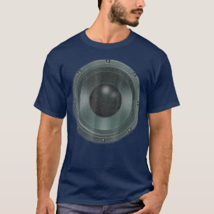 Bass Speaker Woofer Tee Shirt för musiker DJs