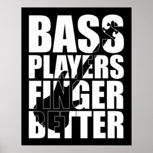 Bass-spelare finger bättre poster