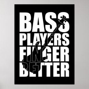 Bass-spelare finger bättre poster