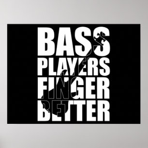 Bass-spelare finger bättre poster