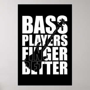 Bass-spelare finger bättre poster