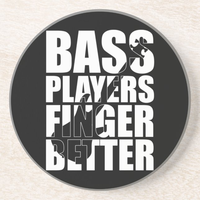 Bass-spelare finger bättre underlägg (Framsidan)