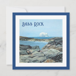 Bass Sten, North Berwick, Skottland av Pola.B.Alex Julkort