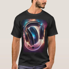Bass Techno Trance Raves Headphone Graphic - T Shirt