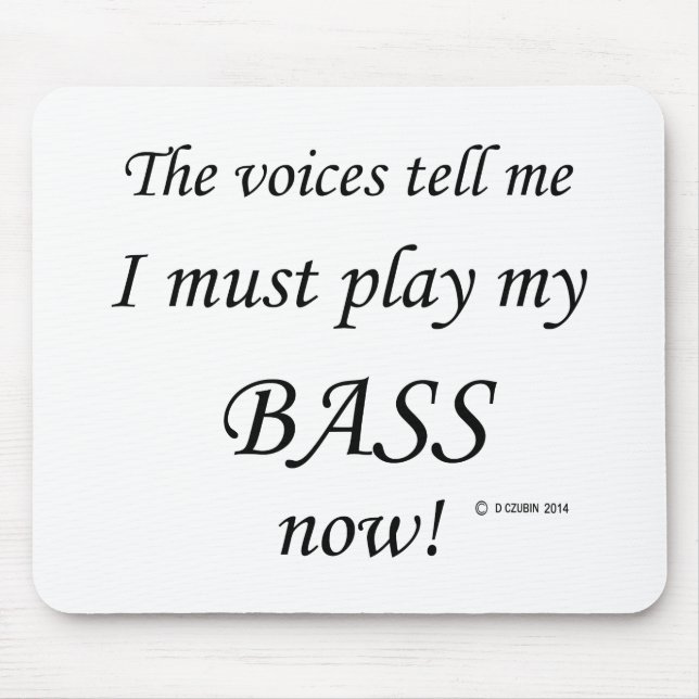 Bass Voices säger att måste spela Musmatta (Framsidan)