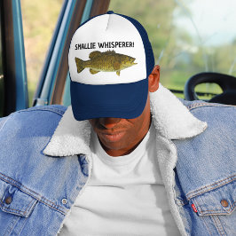 Bass Whisperer Funny Fisherman Angler Keps