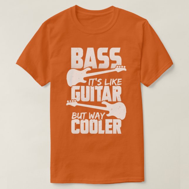 Bassa som Guitar, men hur kan man få ut koler? T Shirt (Design framsida)
