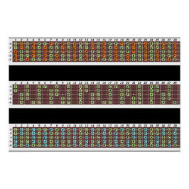 Bassaanteckningar Poster Pappra (semiglans) Perfect Poster