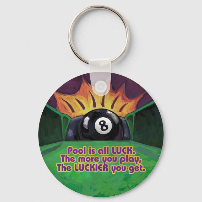 Bassäng är Tur Nyckelring (Framsida)