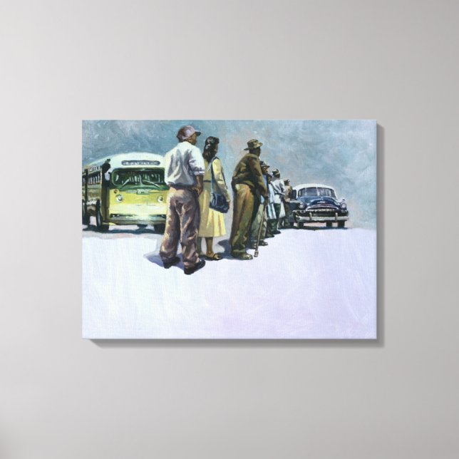 Bassäng av trohet 2001 canvastryck (Framsida)