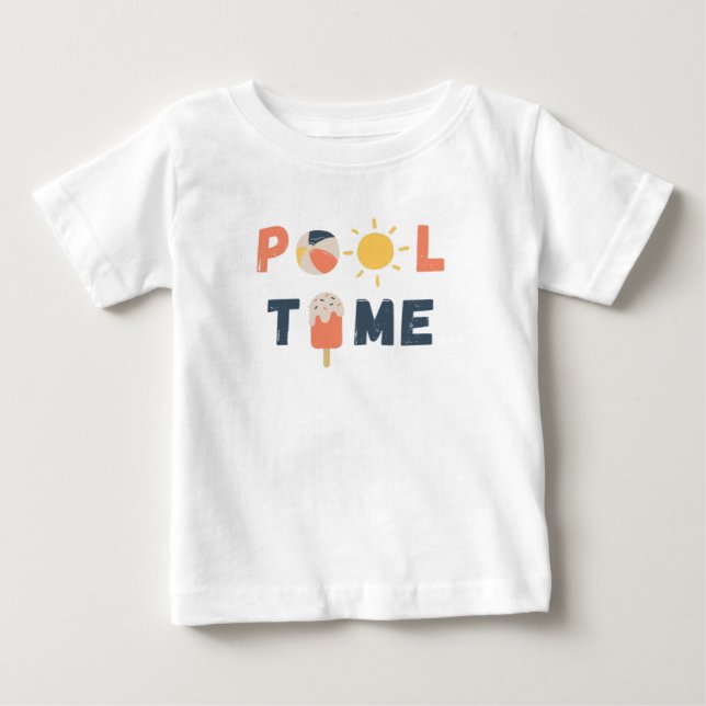 bassäng. Baby T-Shirt & Toppar (Framsida)