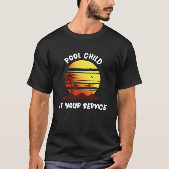 Bassäng barn på din servicekarconut, Träd-nota T Shirt (Framsida)
