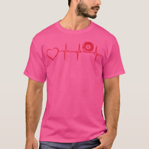 Bassäng Billiard Heartslag Heart 8-Boll Bassäng Bi T Shirt