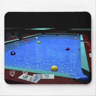 Bassäng Billiard Mouse Pad Musmatta