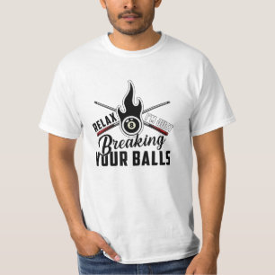 Bassäng Billiard Snooker 8 Boll Billiards Funny Gi T Shirt