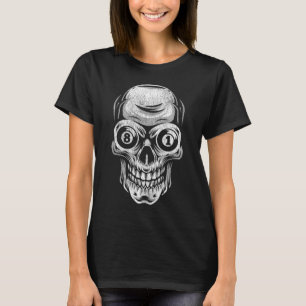 Bassäng Billiard Snooker Player Skull 8 och 9 T Shirt