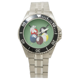 Bassäng / Billiards Watch Armbandsur