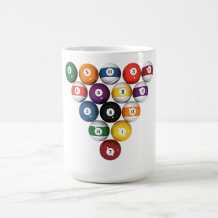 Bassäng Bollar / Billiards: 3D-modell: Kaffemugg