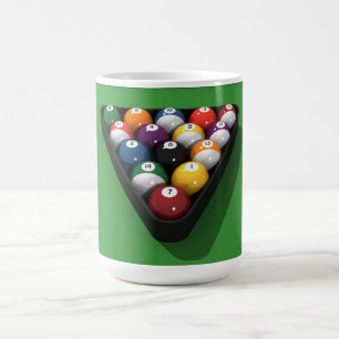 Bassäng Bollar på Grönt Felt: Kaffemugg