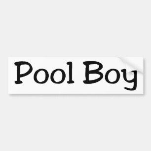 Bassäng Boy Bildekal