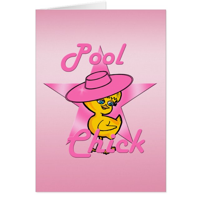 Bassäng Chick #8 Hälsningskort (Framsidan)