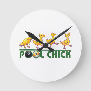 Bassäng Chick Rund Klocka