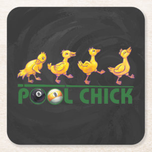 Bassäng Chick Underlägg Papper Kvadrat