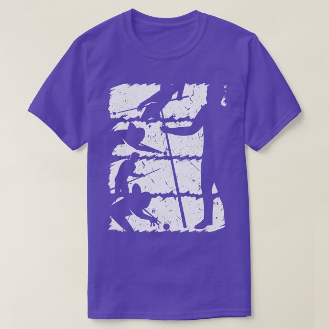 Bassäng Cue Snooker Bord Billiard T Shirt (Design framsida)