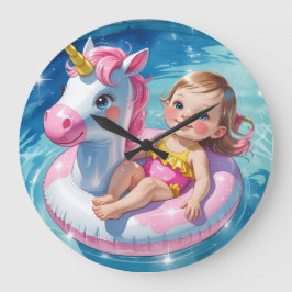 Bassäng dagar stor klocka