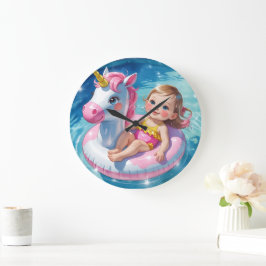 Bassäng dagar stor klocka