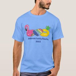 Bassäng Flyter Beach Vacation Personlig Graphic T Shirt