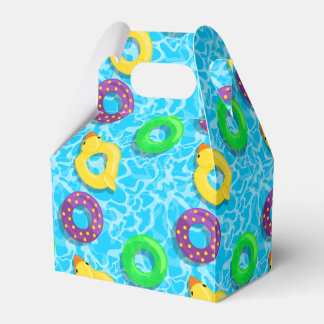 Bassäng Fullt av floavtalsparter Presentaskar