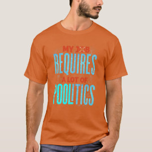 Bassäng Guy Cleaner Service mitt jobb kräver mycke T Shirt