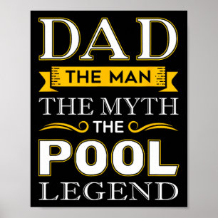 Bassäng-hajgåvor Pappa till miljardpris Pappor Poster
