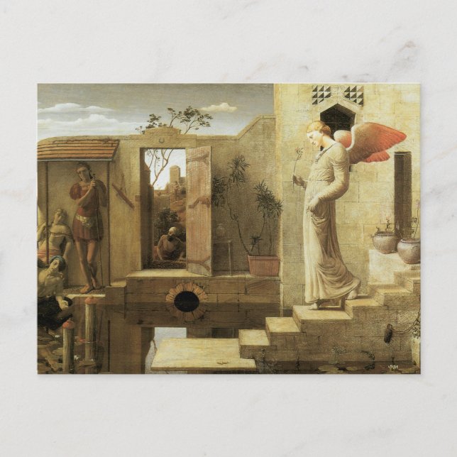 Bassäng i Bethesda, 1876-77, Robert Bateman Vykort (Framsida)