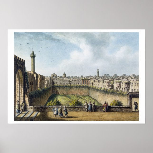 Bassäng i Bethesda, Jerusalem, pub. av William W Poster (Framsidan)