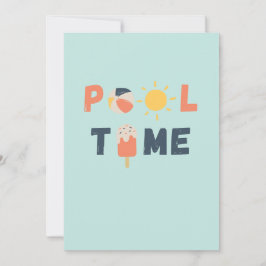 bassäng. Inbjudan och meddelanden