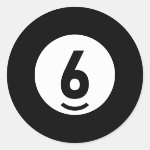 Bassäng L6 matchande miljardstift med Easy Hallowe Runt Klistermärke