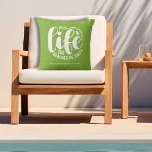 Bassäng Life Lime Green Kudde